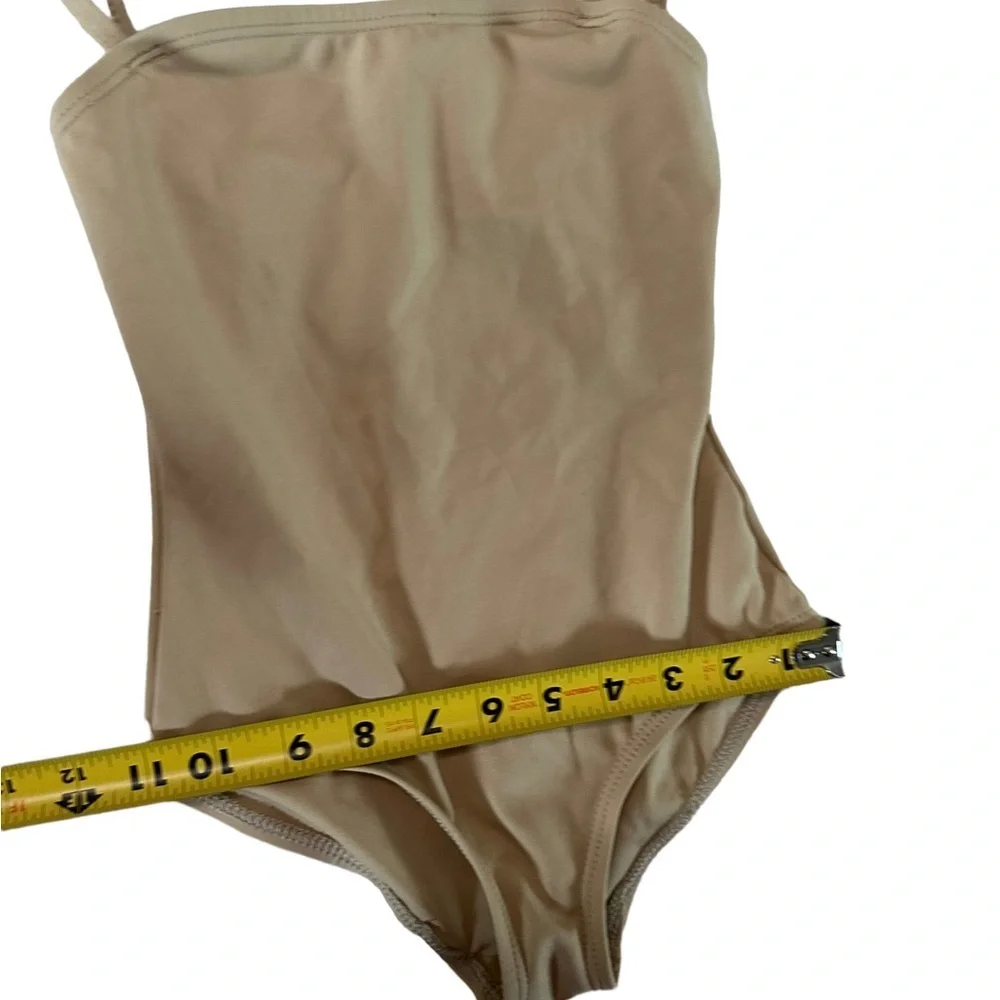 Capezio Nude Ballet Bodysuit Leotard Size M